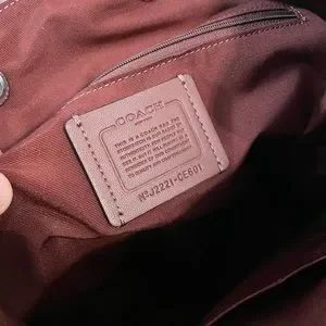 Coach Sig Demp Backpack | Authentic | Unused Coach Dempsey Drawstring Backpack In Signature Canvas Wild  main image 3